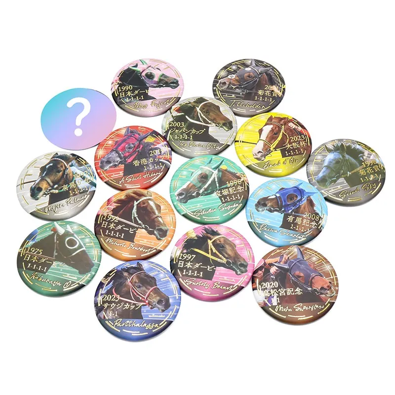 ターフィーショップオンライン | 逃げ馬缶バッジコレクション(単品