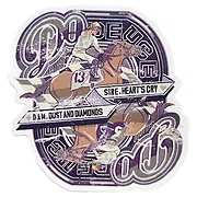 競走馬イラストステッカー【ドウデュース】