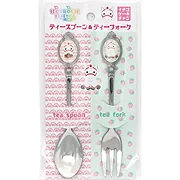 イチゴケーキチャン ティースプーン＆ティーフォークセット