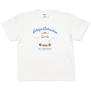イチゴケーキチャン ぷっくりプリントTシャツ【バニラホワイト】