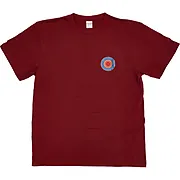 3DワッペンTシャツ【ダイワスカーレット/バーガンディ】