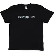 サマークイーン イラストTシャツ【ブラック】illust.眩しい