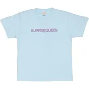 サマークイーン イラストTシャツ【スカイブルー】illust.眩しい